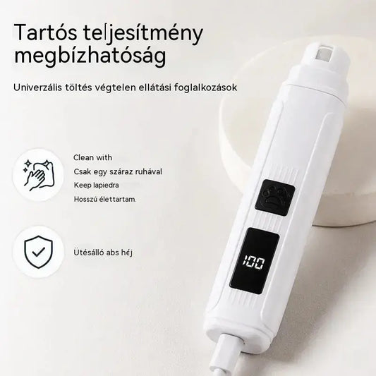 🔥【úgy fogy, mint a forró sütemény】🐱🐶 Elektromos kisállat körömreszelő LED tápellátásjelzővel