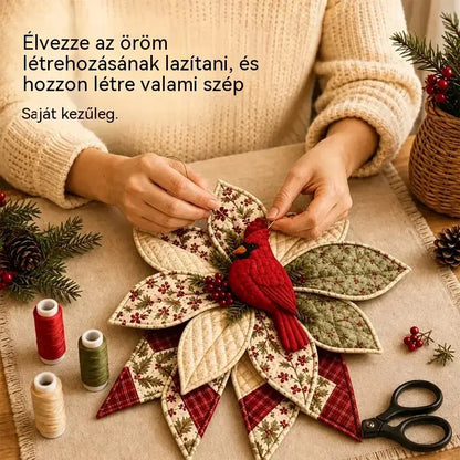 🎇🎄Steppelt karácsonyi ajtódísz varrókészlet (7 minta)