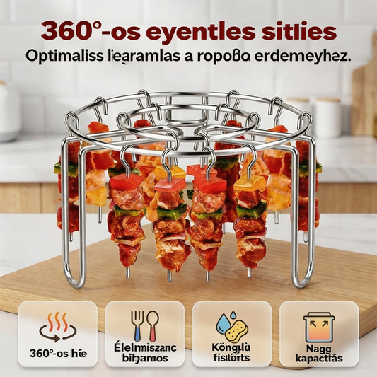 ✨Rozsdamentes acél nyárs grill🍢