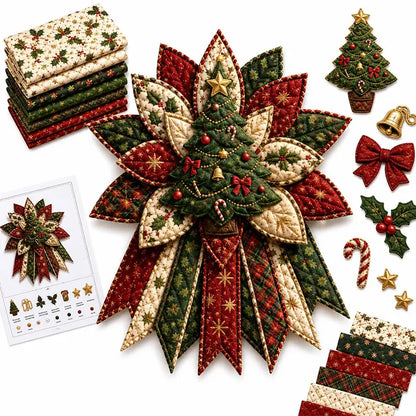 🎇🎄Steppelt karácsonyi ajtódísz varrókészlet (7 minta)