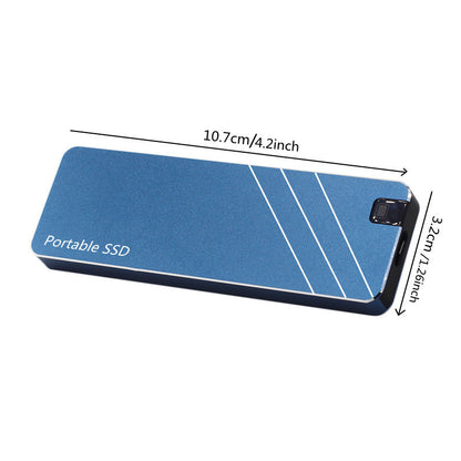 📣【Kis külső SSD】💫Nagy átviteli sebesség, kompakt kialakítás, könnyű, ütésálló, stabil