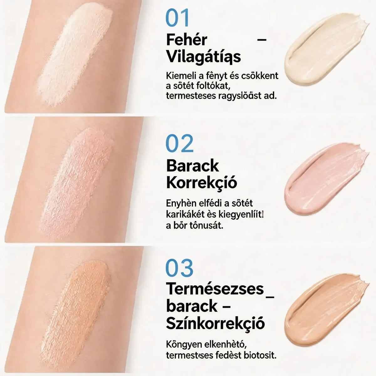 🔥🔥Vásárolj 1-et, kapsz 1-et ingyen! 💄Többfunkciós hidratáló folyékony korrektor toll formában