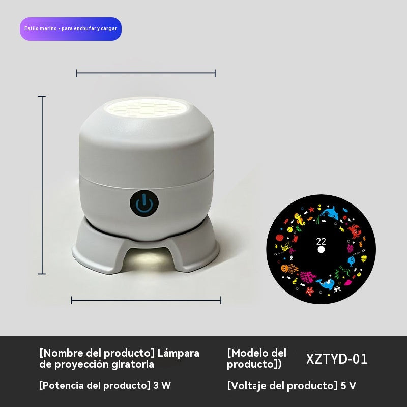 🔥【Korlátozott ideig féláron】💡Dinamikus forgó LED projektor - Magával ragadó hangulatvilágítás