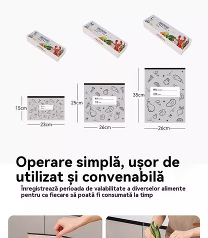 🔥🔥Összesen 30 antibakteriális alumíniumfólia zacskó, szuper könnyen használható, a frissesség megőrzése érdekében.