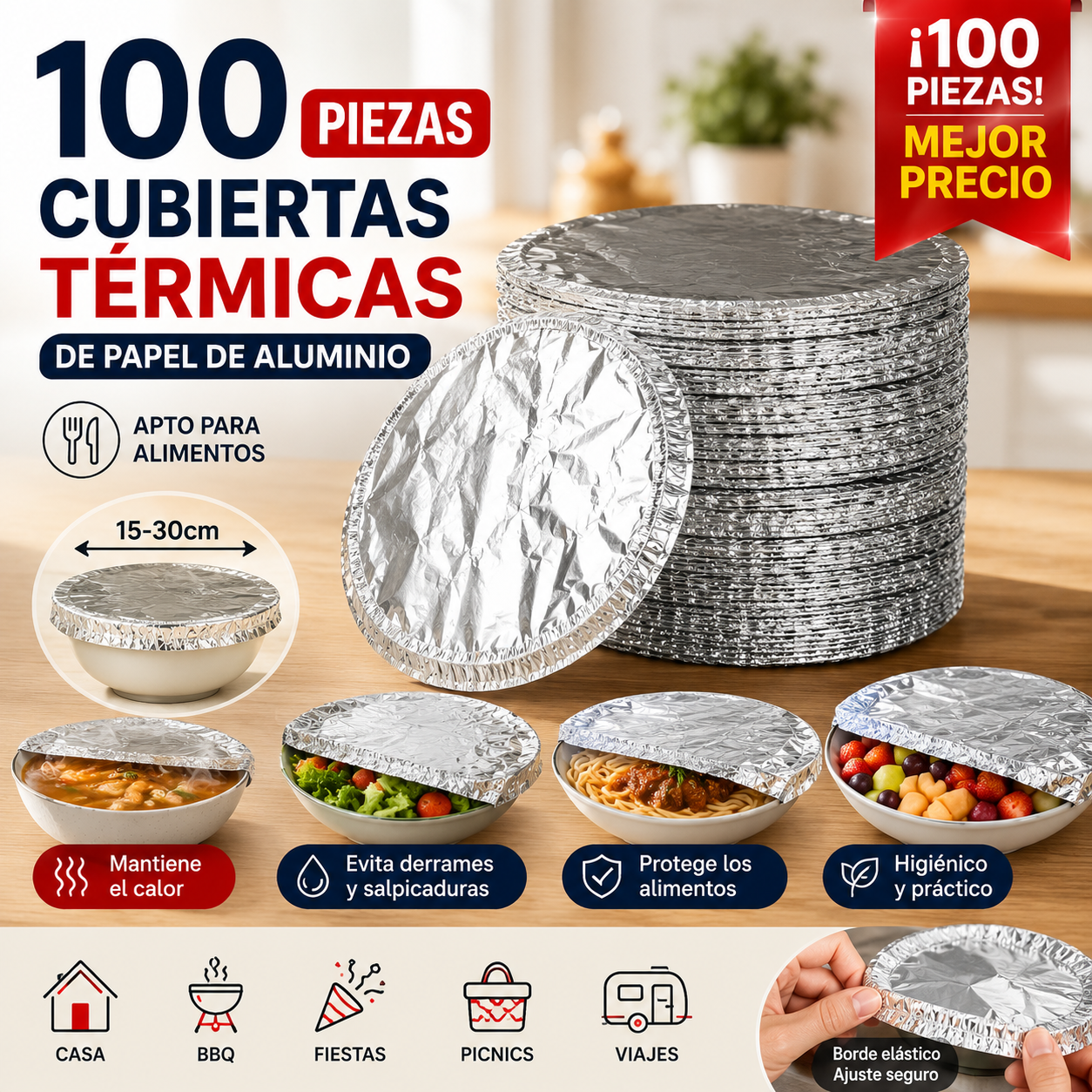 💥💥【100 darab】9940 Forint ⏰ Alumíniumfólia szigetelőborítás