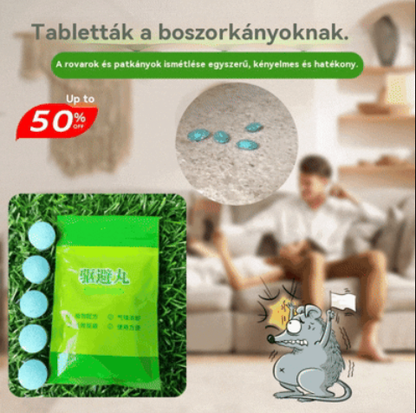 🐭🐁【50 kapszula】Erős patkányriasztó tabletták, varázslatos patkányriasztó eszköz