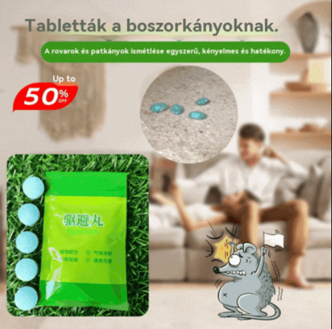 🐭🐁【50 kapszula】Erős patkányriasztó tabletták, varázslatos patkányriasztó eszköz