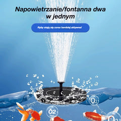 💥 Fontanna słoneczna z pompą wodną