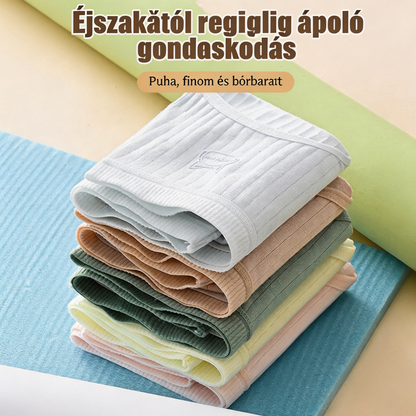 🔥 (7 darabos kiszerelés) Az 50%-os kedvezmény utolsó napja—Női egyszerű, magas derekú, antibakteriális, antimikrobiális alsónemű, 70-180 gramm súlyú nők számára.