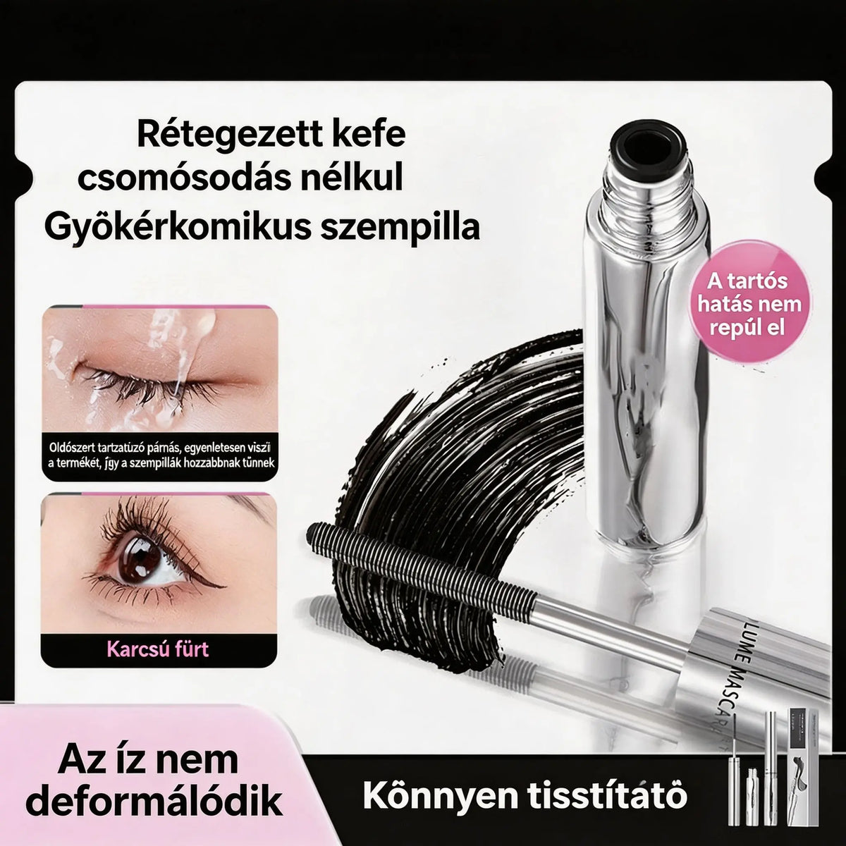 ⌛ 2 termék — 🤩 Szuper ajánlat 2026-ra 🔥 Extrém hosszabbító és ívelő szempillaspirál-szett