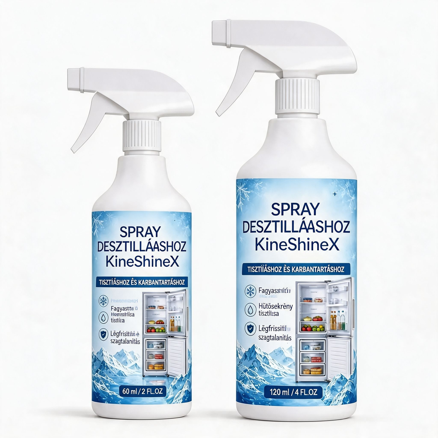 🔥【2 üveg 9600】❄️ Új jégtelenítő spray 2026 🧡 Gyorsan eltávolítható jég a fagyasztóból