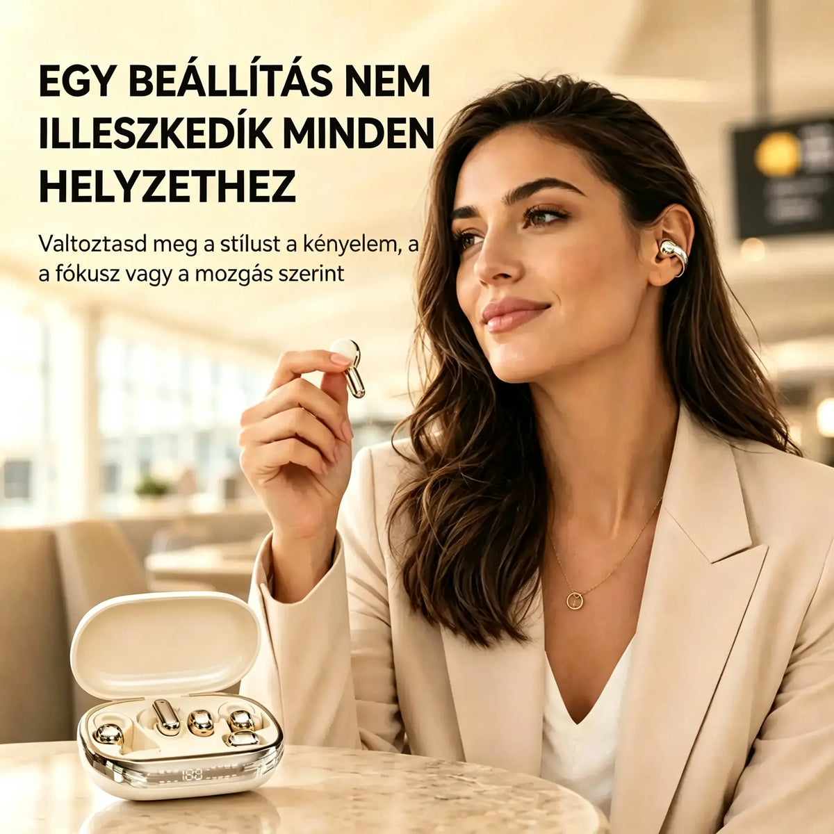 GT699S 6 az 1-ben vezeték nélküli fülhallgató többféle stílussal és vészhelyzeti tokkal ✨