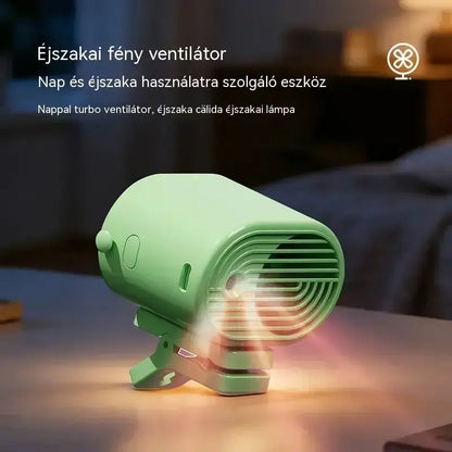 🌀 Kézhasználat nélküli ventilátor LED kijelzővel, beépített csipesszel és 199 állítható szinttel