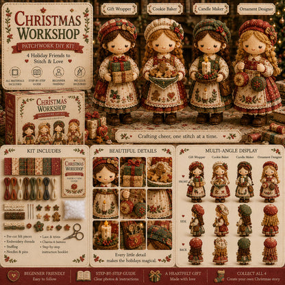 🎁Utolsó nap: Használd ki az 50% kedvezményt! 🧵Patchwork miniatűr készlet a Miniature World sorozatból.