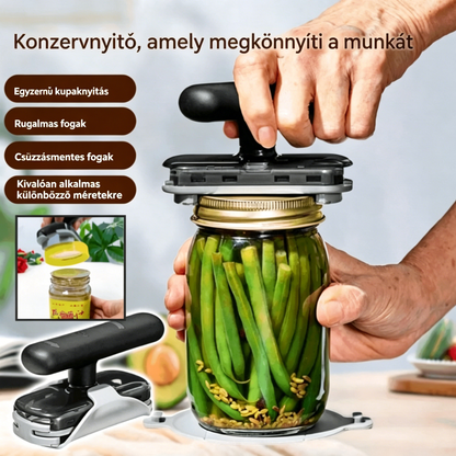🔥【Vásárolj egyet, kapsz egyet ingyen】Hordozható konzervnyitó - Minden méretű palackkupakhoz alkalmas