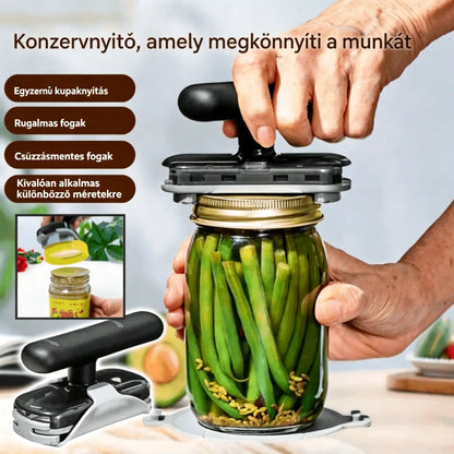 🔥【Vásárolj egyet, kapsz egyet ingyen】Hordozható konzervnyitó - Minden méretű palackkupakhoz alkalmas