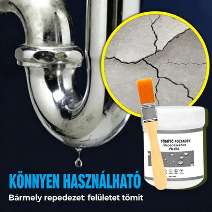 🔥【2 vödör (100g*2=200g) + ecset】8700 Ft】Szuper láthatatlan és szivárgásmentes tömítőanyag (ecsettel)