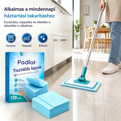 🔥【2 doboz/240 darab】✨ Vízben oldódó padlótisztító kendők: Tisztítsa meg és fényesítse az összes padlóját. 🧹💧