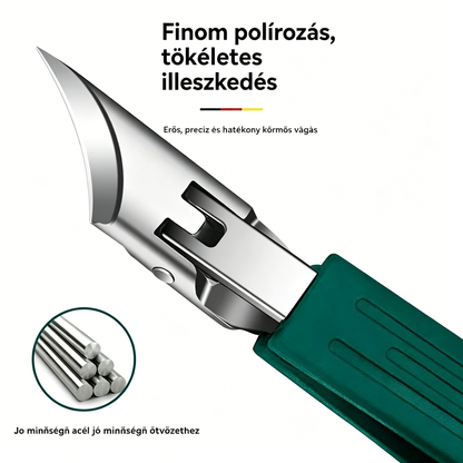 🔥【Korlátozott ideig 50% kedvezmény】🔥 Fröccsenésálló körömvágó olló, 25°-os szögben döntött pengével (3 darabos készlet)