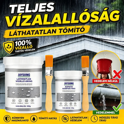 🔥【2 vödör (100g*2=200g) + ecset】8700 Ft】Szuper láthatatlan és szivárgásmentes tömítőanyag (ecsettel)