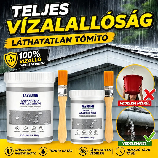 🔥【2 vödör (100g*2=200g) + ecset】8700 Ft】Szuper láthatatlan és szivárgásmentes tömítőanyag (ecsettel)