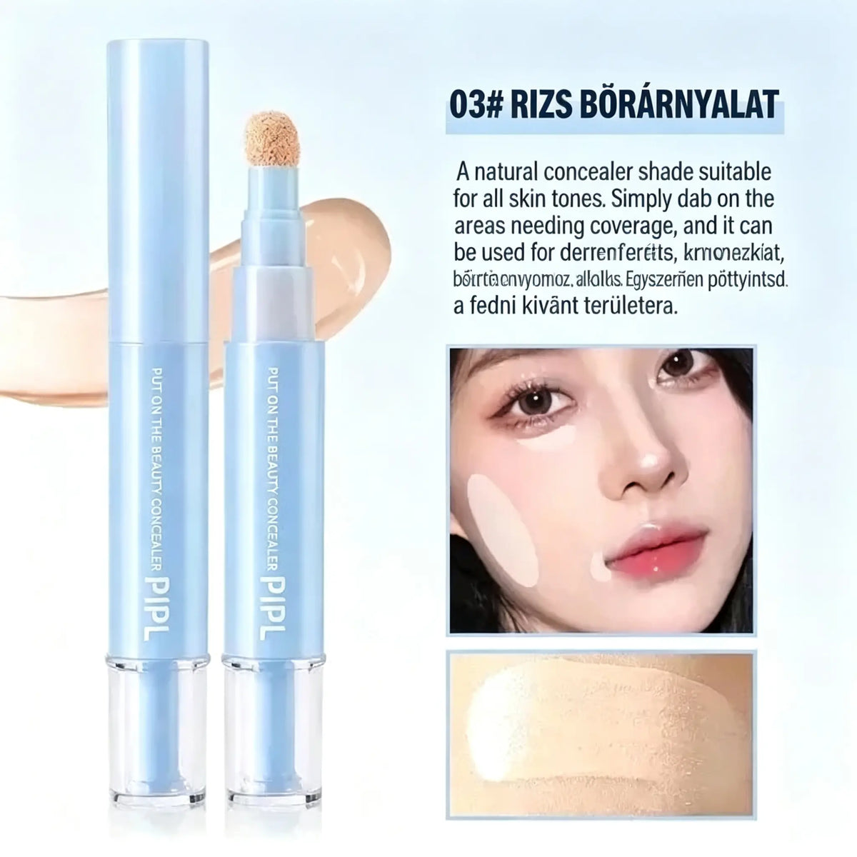🔥🔥Vásárolj 1-et, kapsz 1-et ingyen! 💄Többfunkciós hidratáló folyékony korrektor toll formában