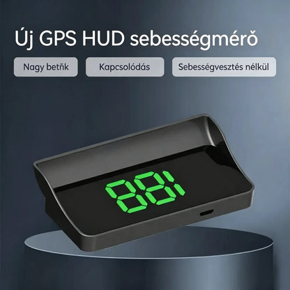 【Svájci katonai minőségű GPS navigációs "jegyelkerülő kütyü"】 Új GPS sebesség- és fordulatszámmérő (HUD/Head-Up kijelzővel) 【1 db 9400 forintért】 【USB port】