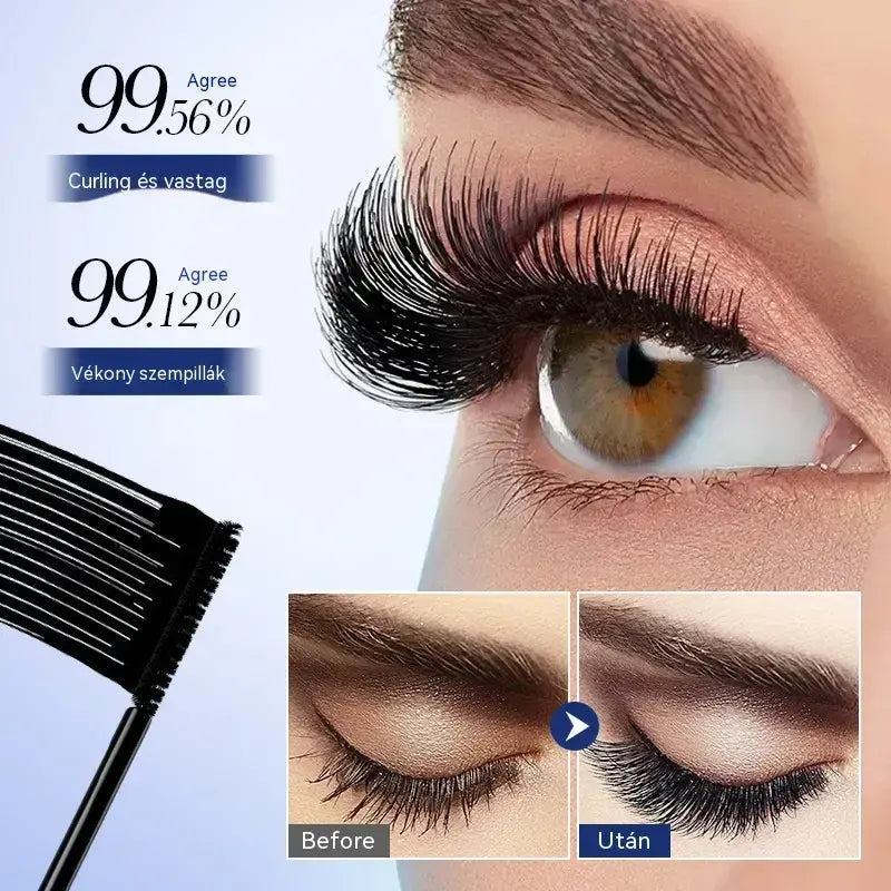 😍 3 darab mindössze 7400 Ft-ért! 👁️✨ Vízálló 3D szempillaspirál - Hosszantartó göndörség egész napon át! 🔥