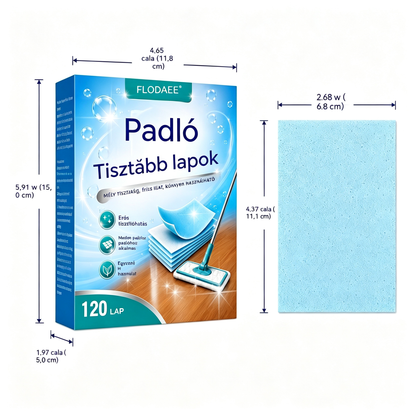 🔥【2 doboz/240 darab】✨ Vízben oldódó padlótisztító kendők: Tisztítsa meg és fényesítse az összes padlóját. 🧹💧