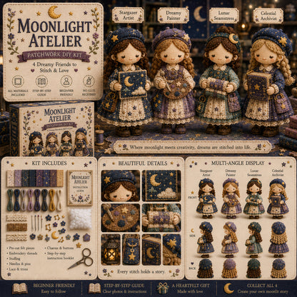🎁Utolsó nap: Használd ki az 50% kedvezményt! 🧵Patchwork miniatűr készlet a Miniature World sorozatból.