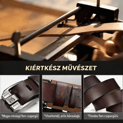 🔥【Vásárolj egyet, kapsz egyet ingyen】 Kiváló minőségű férfi retró stílusú bőröv farmerhez