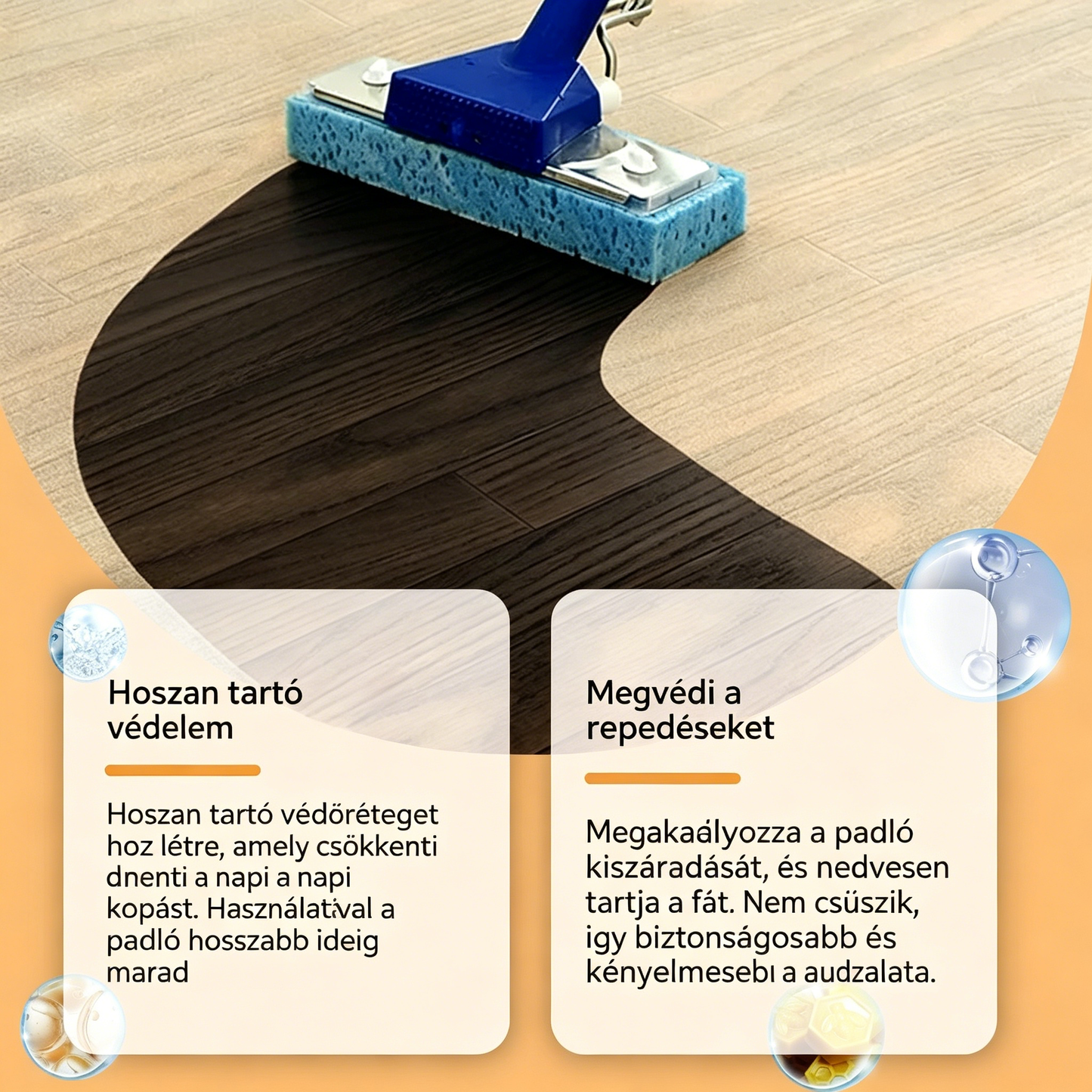 [50% off] 👍🍯 Méhviasz fa polírozó spray 120ml (szivacsot és törlőkendőt tartalmaz) bútorok ápolására, a repedés megelőzésére és a festék védelmére.