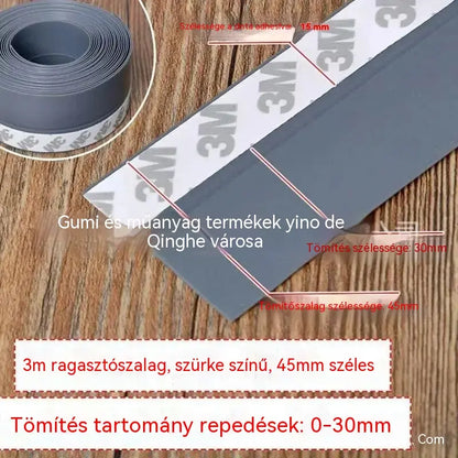 🔥【50% kedvezmény korlátozott ideig】🚪 PVC ajtó alsó tömítőszalag – Por- és huzatálló