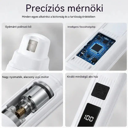 🔥【úgy fogy, mint a forró sütemény】🐱🐶 Elektromos kisállat körömreszelő LED tápellátásjelzővel