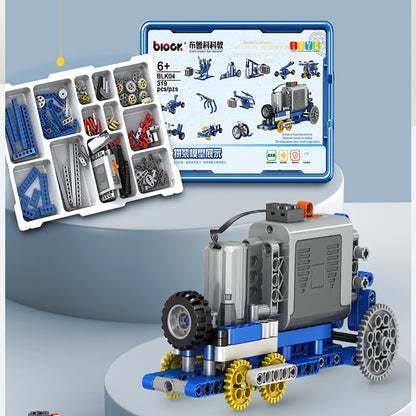 🤖🧩 【50% kedvezmény korlátozott ideig】LEGO típusú elektromos építőrobot gyerekeknek