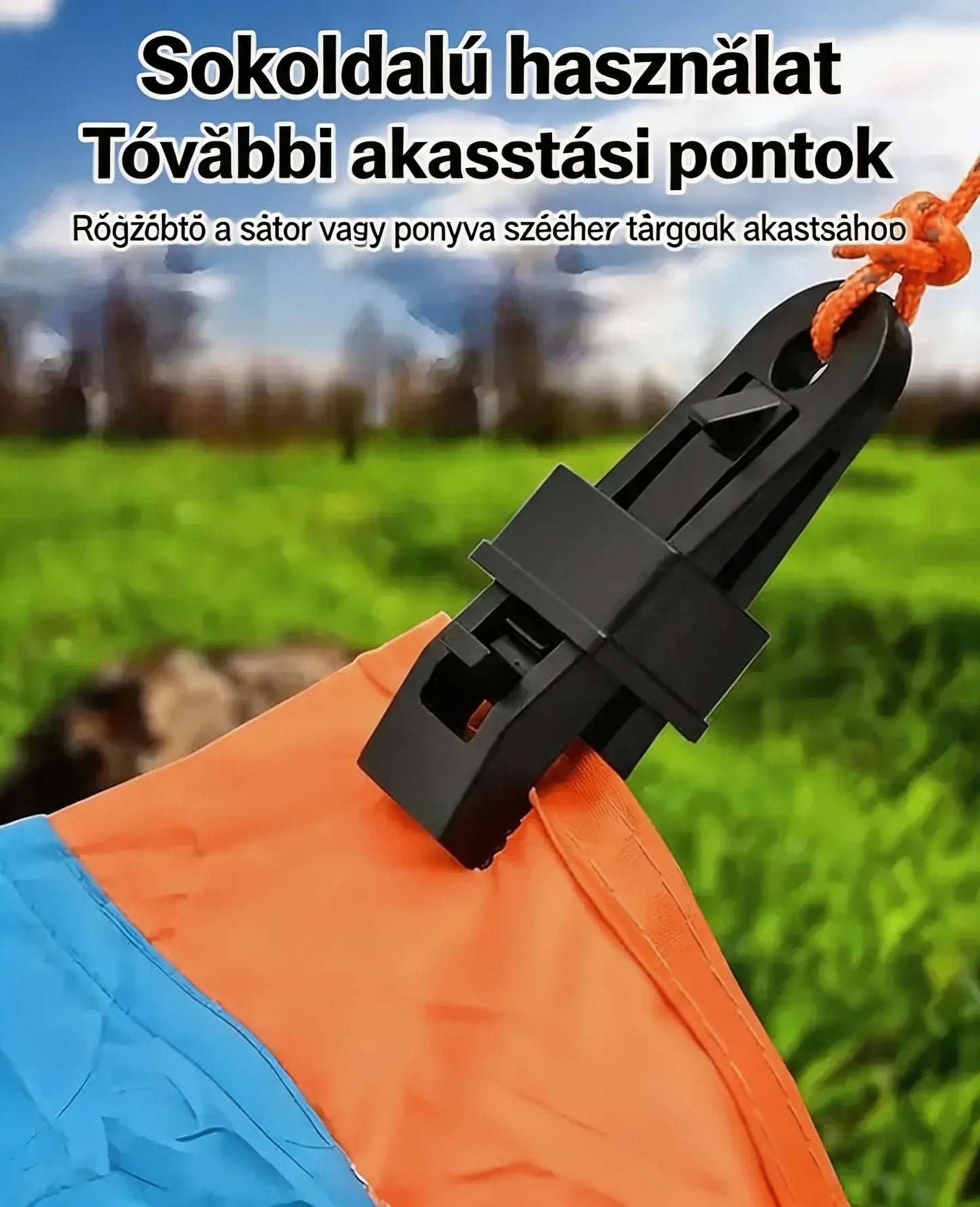 🏡🌿[50 darab] Árnyékolóháló-rögzítő kapcsok, sátorrögzítő kapcsok