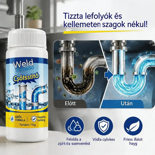 🛁💦【Vásárolj 1-et, kapsz 1-t ingyen】🌟Mosogató- és lefolyótisztító: nagy sűrűségű hab kivonatok és lebontó enzimek alapján.