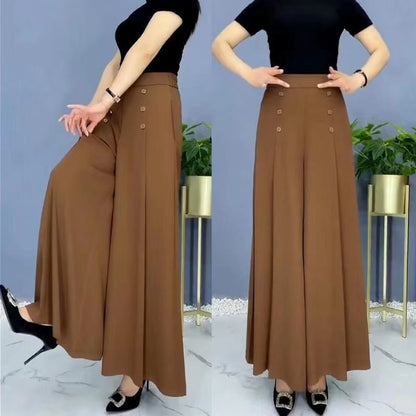 🔥 Féláron, korlátozott ideig 💖 [M–5XL] Női magas derekú, bővülő szoknya-nadrág — Nyári stílus