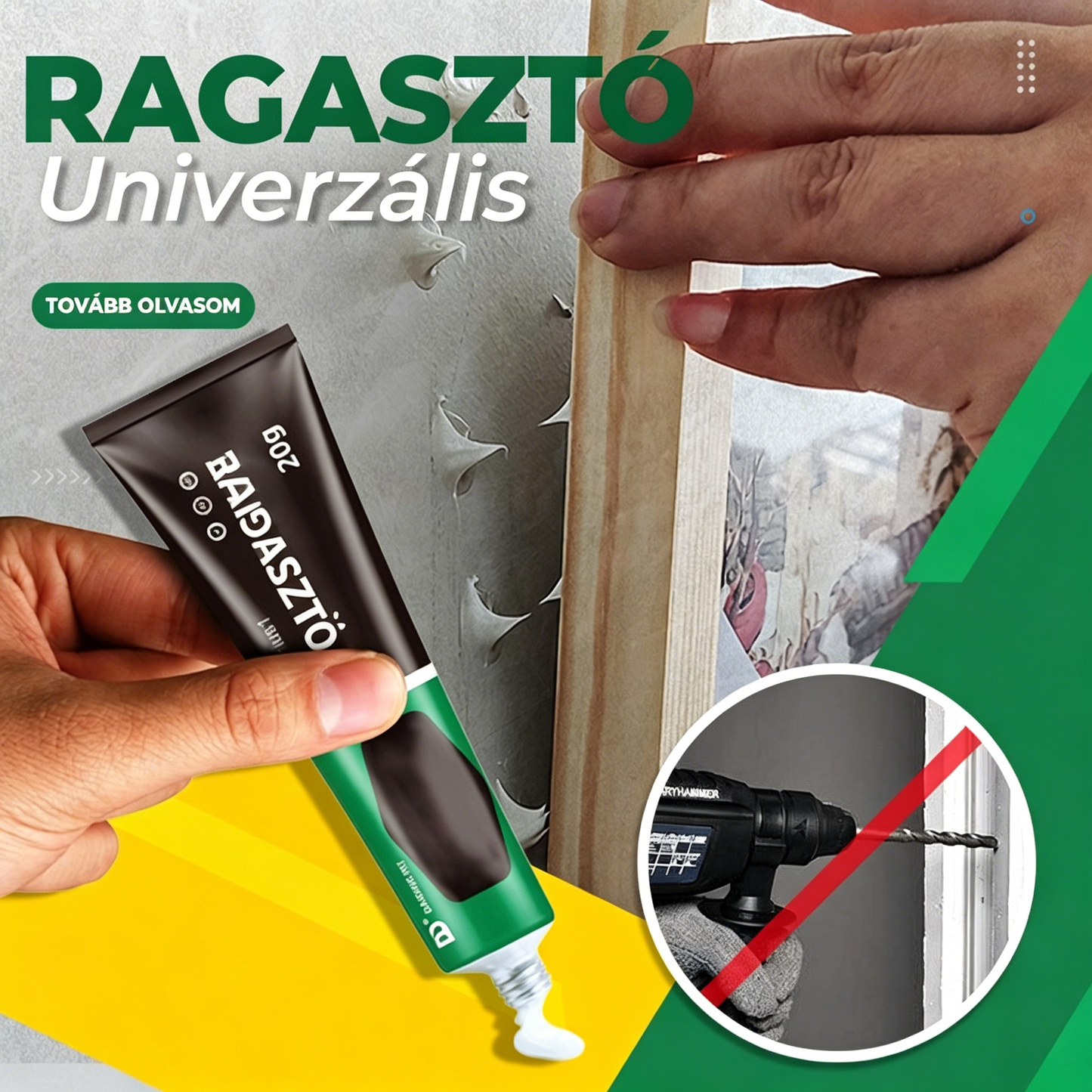 🔥【Féláron】【5 darabos csomag】☔ Univerzális vízálló ragasztó (szegélyek nélkül)