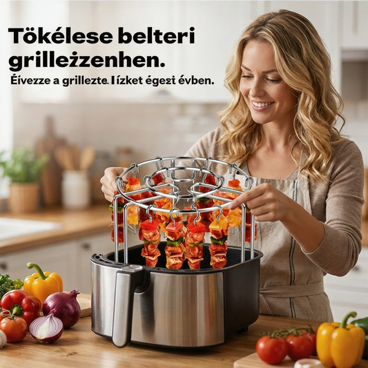 ✨Rozsdamentes acél nyárs grill🍢