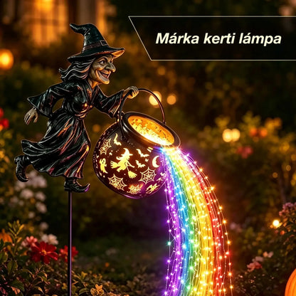 【Időszakos 50% kedvezmény】🧙‍♀️🎃 Boszorkányüst Kerti Lámpa LED Fénnyel – Lenyűgöző Kültéri Dekorációk 🔮✨