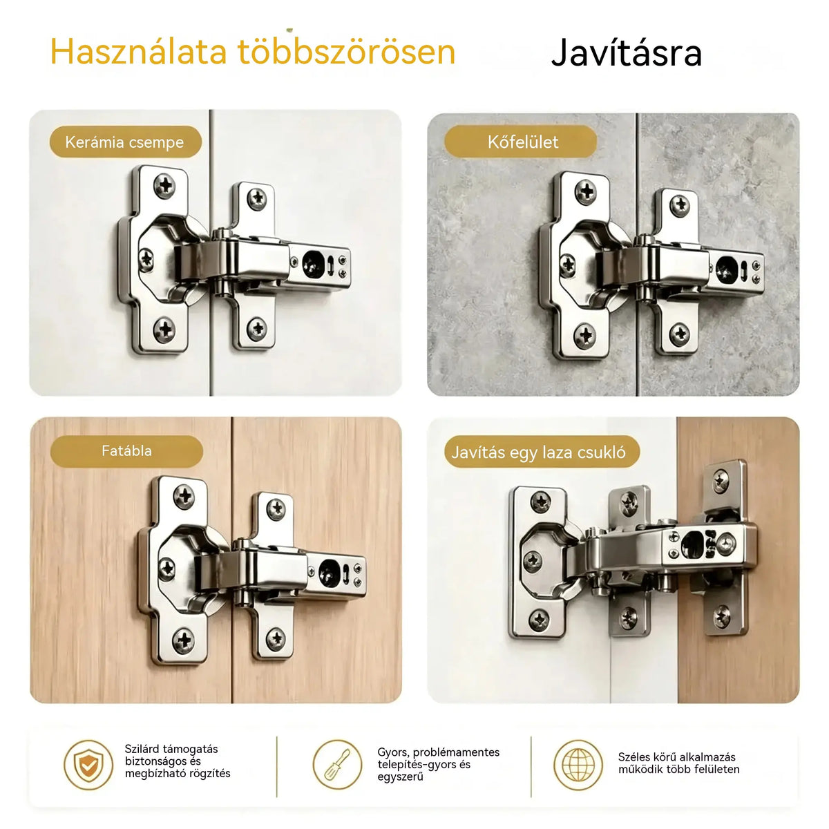 【🔥100 szett akciósan】🧰⚒️ Bútorjavítás, rövid tágulási csavarok, kő/csempe/szekrénypántok javítása és szerelése.