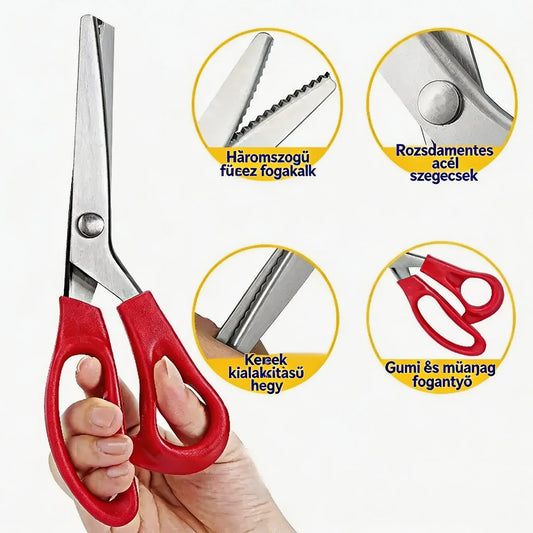 ✂️✨ Barkács varró- és csipkeolló 🧵💖 Precíz és egyszerű vágás minden alkalommal, segítve saját remekművek létrehozását 🎀🌟