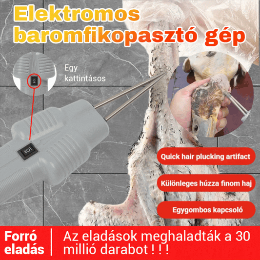 【50% OFF】🔥🛒【Vegyél 1-et, kap 1-et ingyen】🦆Elektromos baromfiszőreltávolító gyorsan